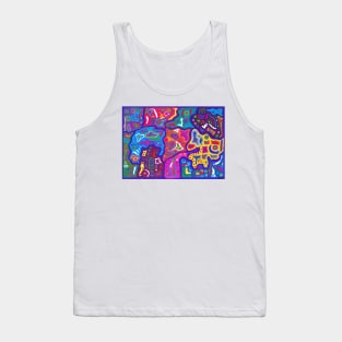 Colorful groove happiness Tank Top